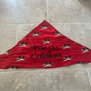 Disney Red Pirate of the Caribbean Mickey Bandana, cruise line